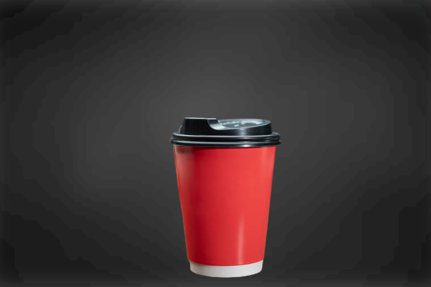 Printed Double wall Kraft paper cup 8oz	